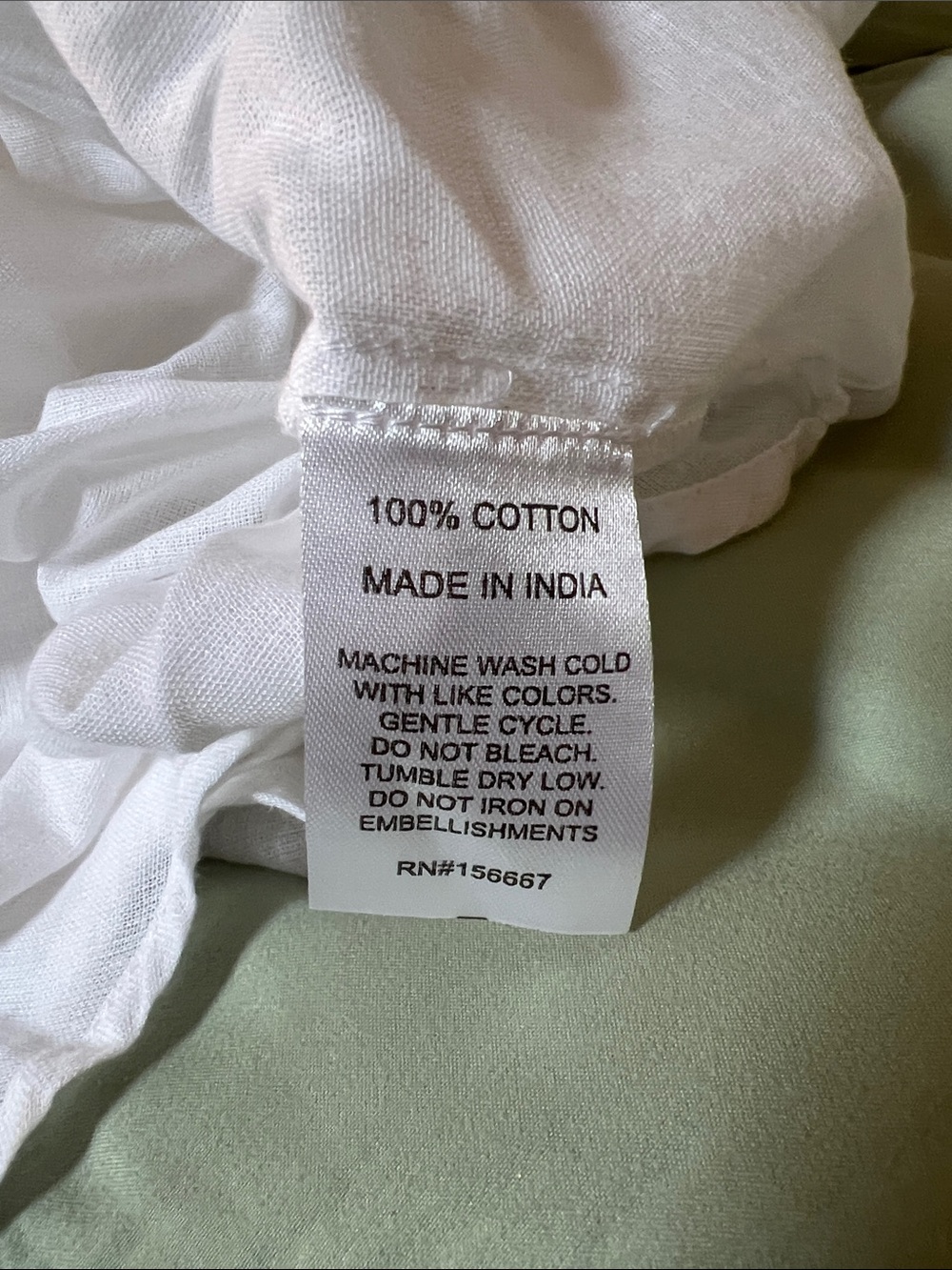 Buggy Sisi Dress in white and Gold - Picture 5 of 6